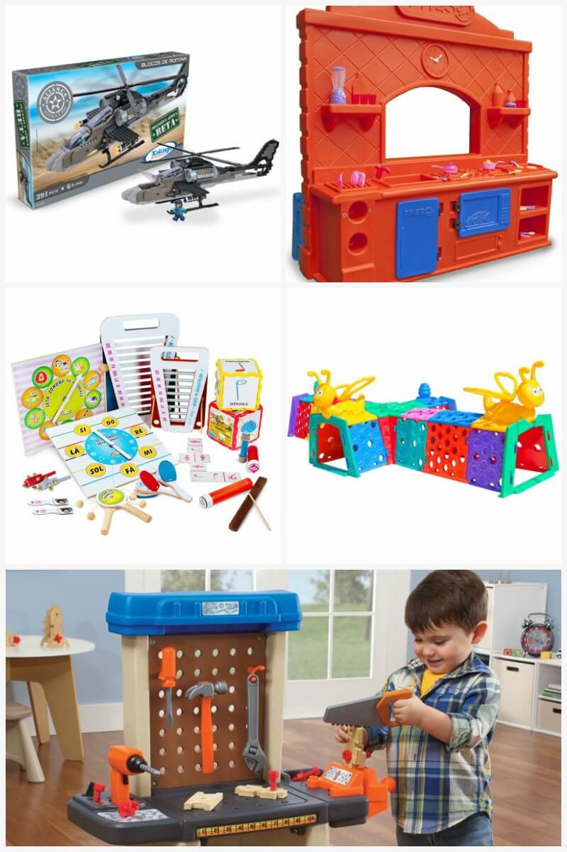 brinquedos para sala de jogos