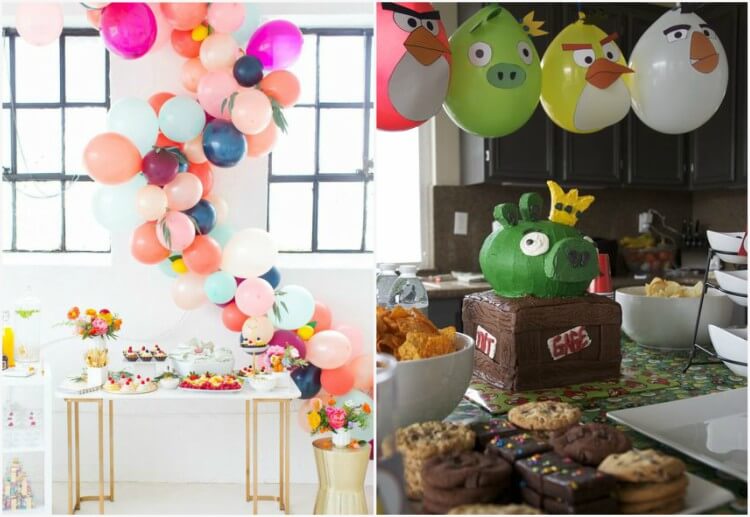 decoração de festa infantil com balões
