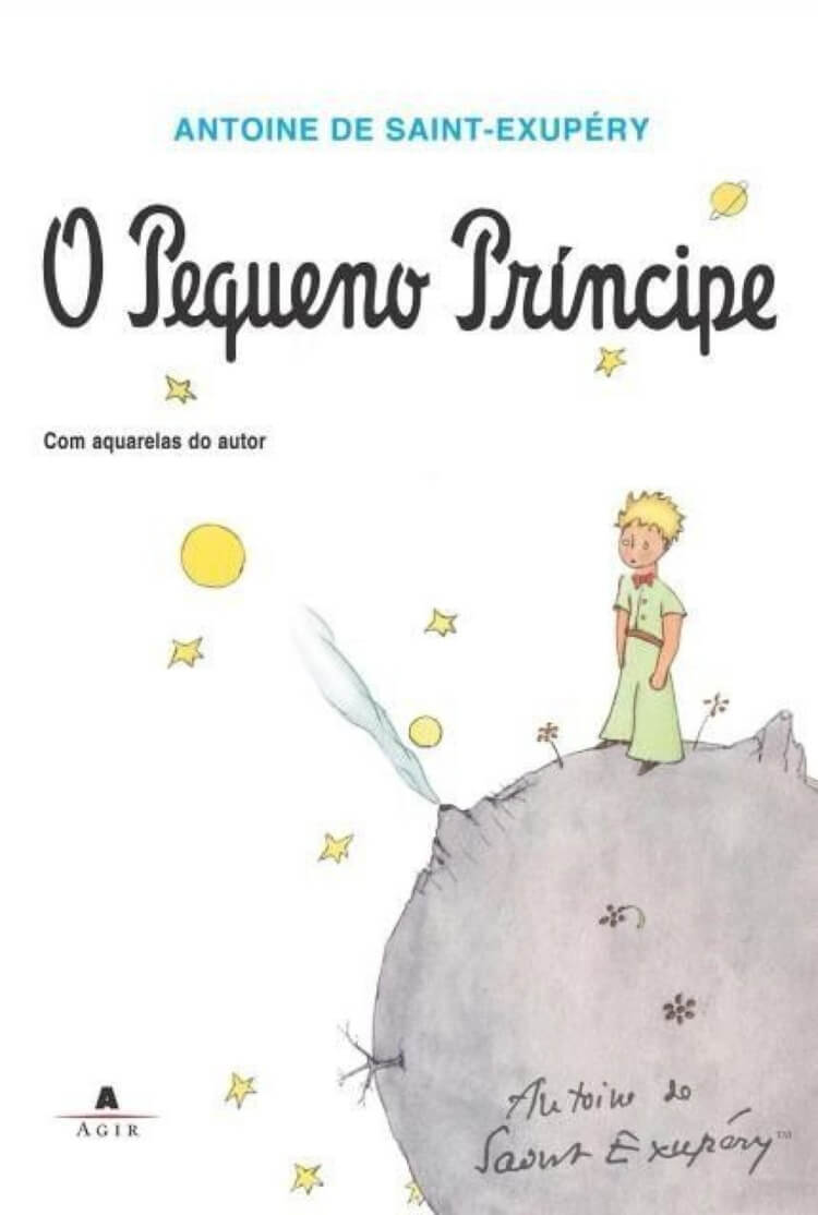 Capa do livro "O pequeno príncipe"