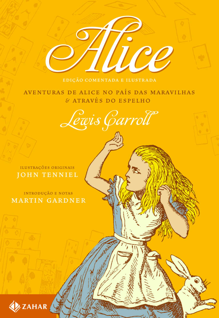 Capa do livro "Alice no país das maravilhas"