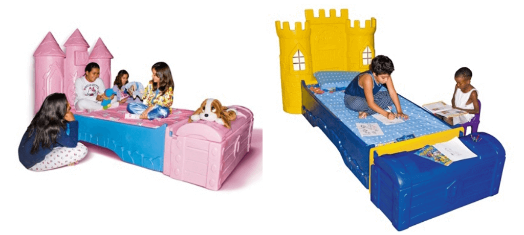 Cama de princesa e cama de príncipe