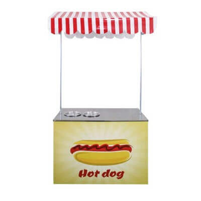 Barraca pequena de Hot Dog